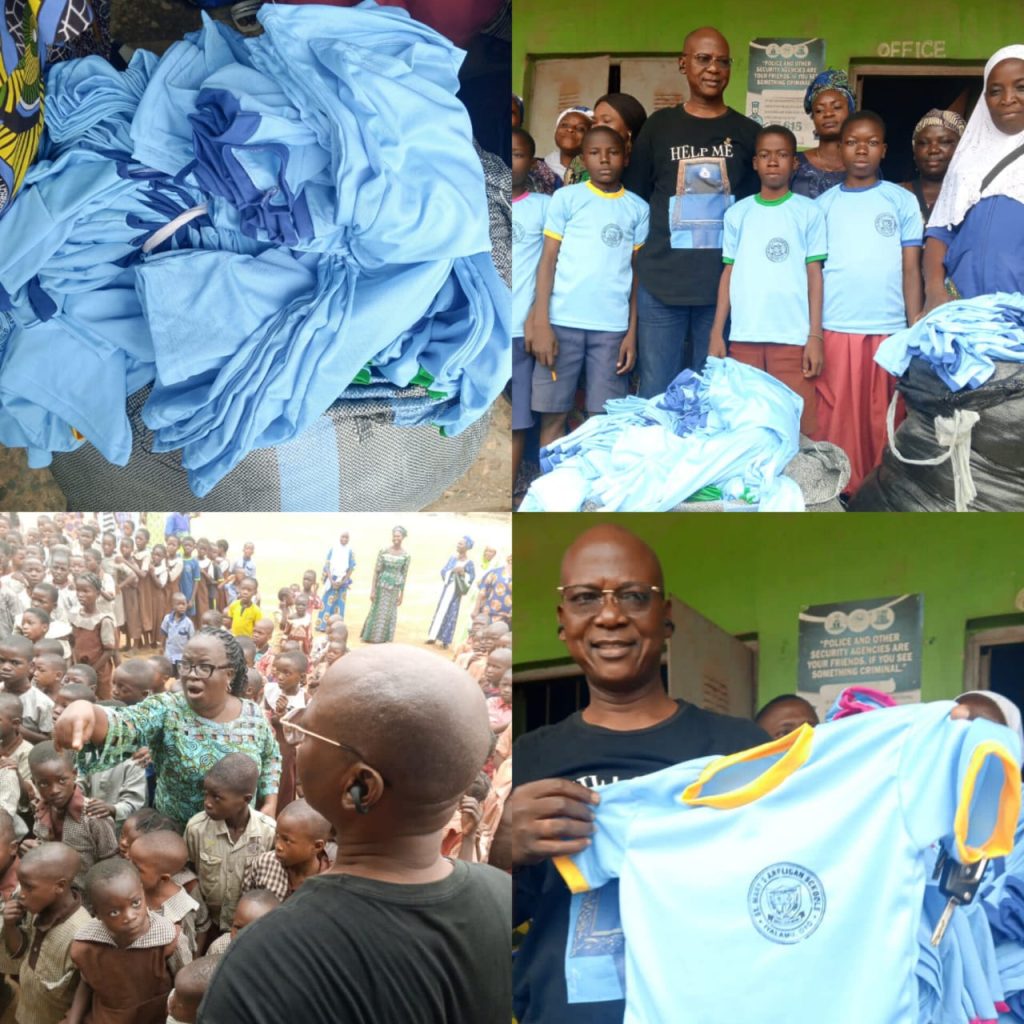 VIDEO: Oyo Assembly Chief Whip Oyekola Donates Sports wears to Over 1,000 Public School Pupils in Atiba