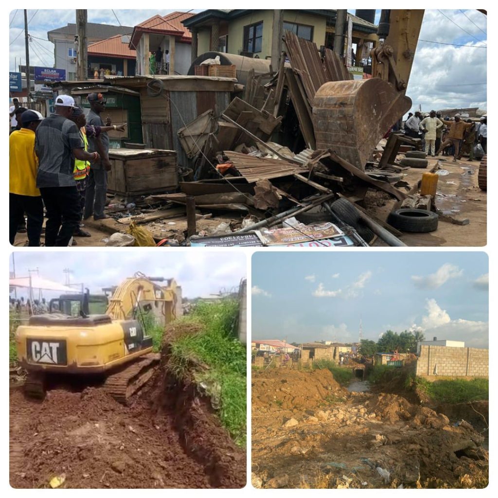 Flooding: Akeem Olatunji Demolishes Structures On Waterways, Vacates Destitute, Street Beggars On Akala Way