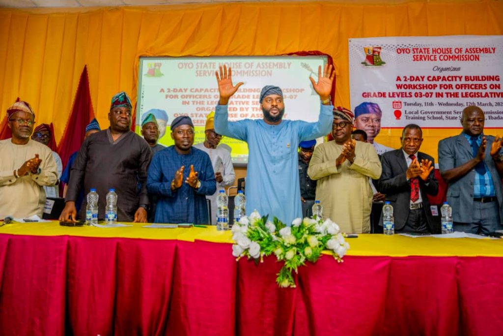 Oyo Assembly Service Commission Begins 2-Day Capacity Building For Legislative Staff…As Ogundoyin Harps on Staff Development