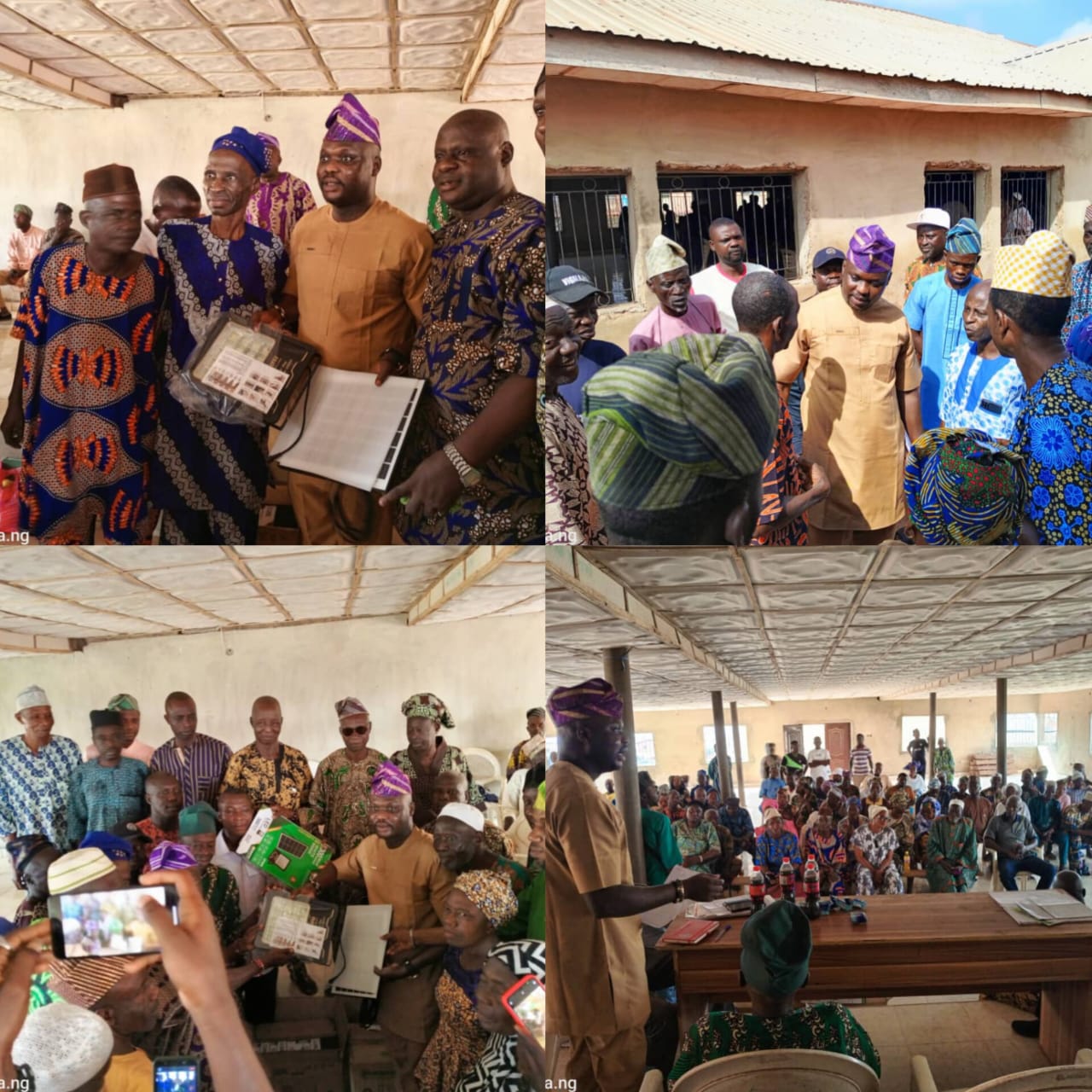 Oyo Assembly Lawmaker, Waheed Akintayo Interacts With Constituents ...
