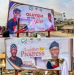 Vandals destroy Akeem Olatunji’s billboards in Oluyole LG, security vow to fish out perpetrators